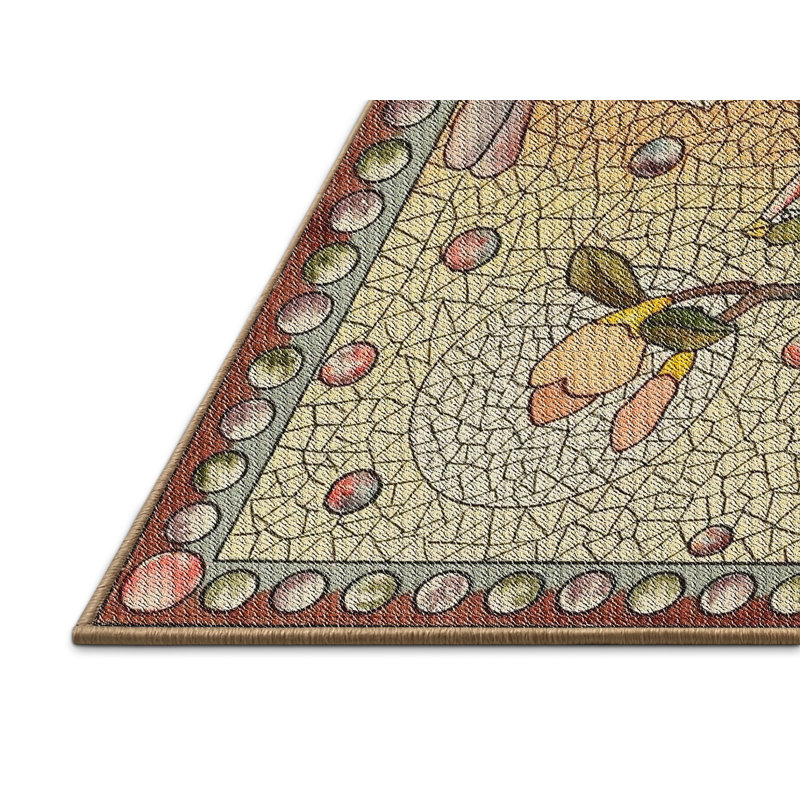 Floral Indoor Rug, Runner 2' x 4'