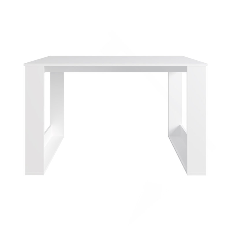 Bureau d'ordinateur Albion, bureau, blanc, Blanc