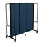 Paravent mobile de qualité supérieure Otis Sound Dampening, structure noire-122529764-121889598