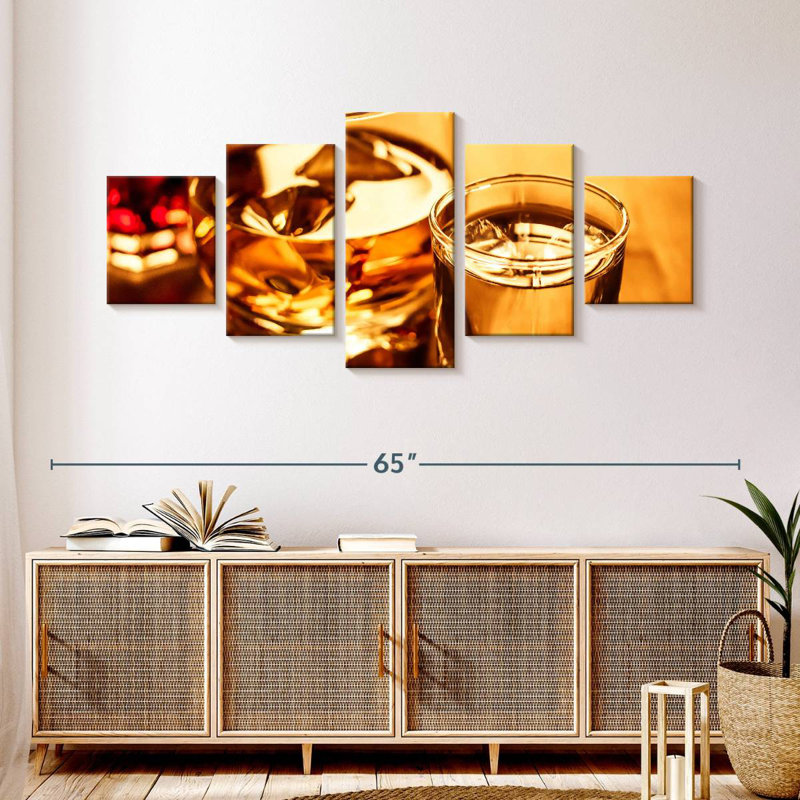 Cocktail Drinks, 24" H x 55" W