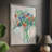 Painterly Soft Bouquet II Framed Print - Solid Wood-633699094