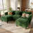 Chenille verte sélectionné