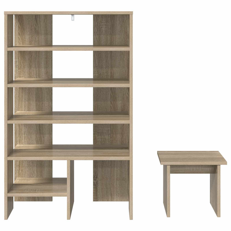 14 Pair Shoe Storage Cabinet, Sonoma Oak