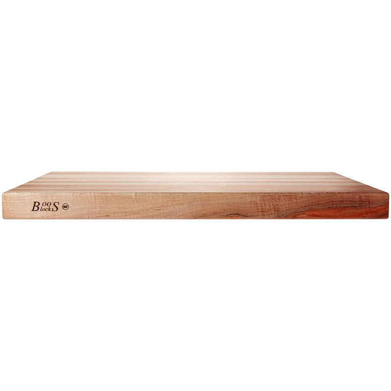 John Boos Maple Wood Edge Grain Reversible Cutting Board, 30" L x 23" W 2.25"D, Maple