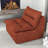 Comfortable Armless Lounge Chair for Various Spaces, Enhancing Relaxation-477872284
