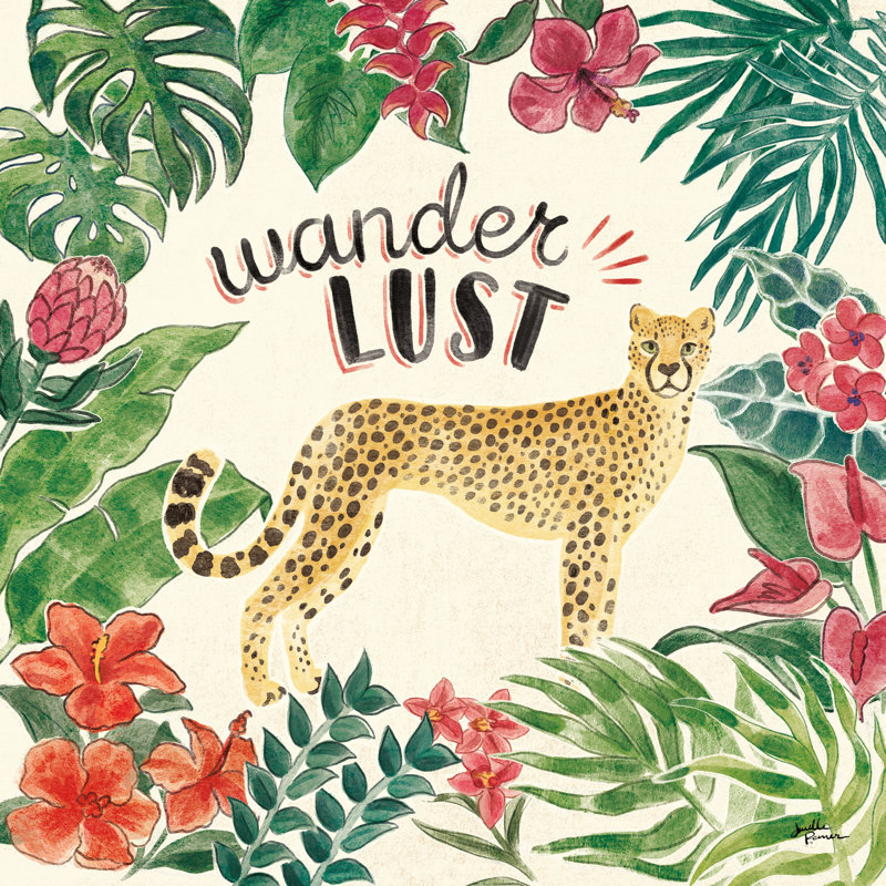 Jungle Vibes V by Janelle Penner - Wrapped Canvas Print, 122cm H x 122cm W