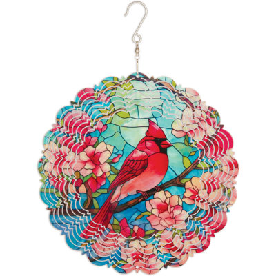 Illustration de fileur de vent Summer Cardinal - 10 pouces - 99597