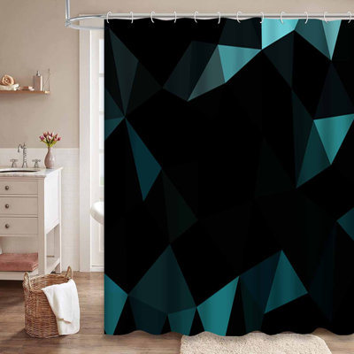 Rideau de douche avec 12 crochets
