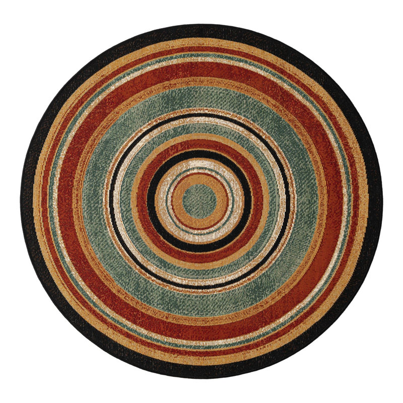 Tapis intérieur / extérieur Drift Hower, Rond 4 pi 1 po