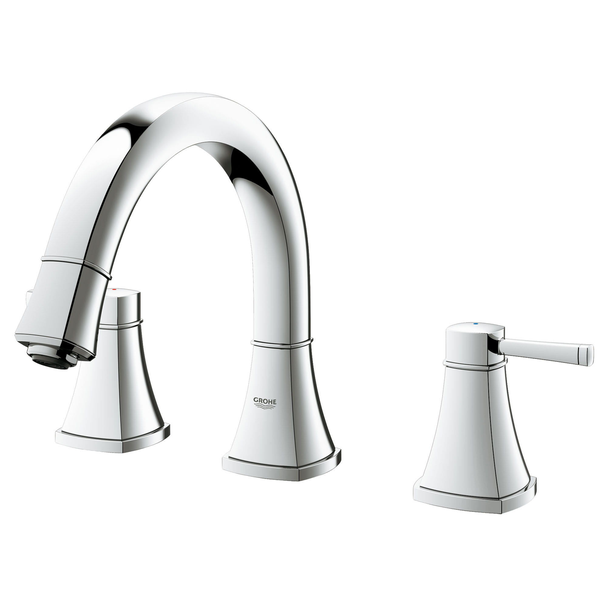 GROHE Geneva Deck Mounted Roman Tub Faucet | Wayfair