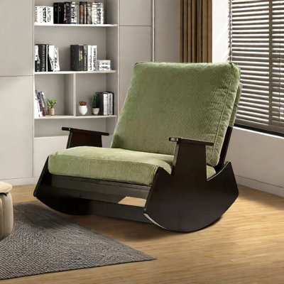 High quality  rubber wood rocking chair