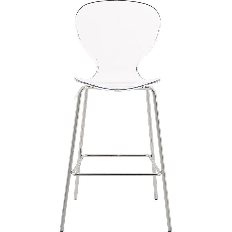 Tabouret de bar 27,5 po Clarion, Chrome chrome