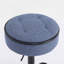 Tabouret de bar rond avec rangement, tabouret de bar réglable en hauteur, tabouret pivotant à 360 °, chaise de bar sans accoudoirs avec structure en métal pour comptoir de cuisine-1980362757
