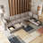 Sectional Sofa Livingroom Coner Couch With Storage Ottomans-1200585939