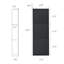 Niche de douche rectangulaire encastrée en acier inoxydable de calibre 18 36,22 po x 12,59 po x 3,93 po-103965826