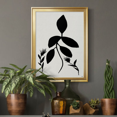 Silhouette Garden I - cadre photo, impression sur toile