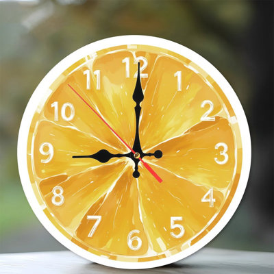 Horloge orange