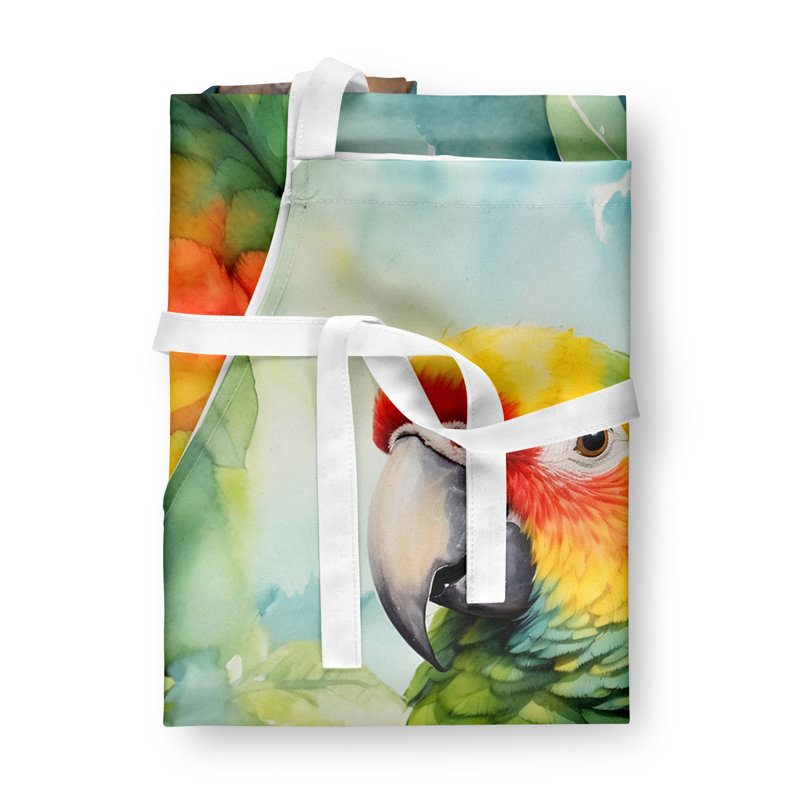 Apron, Green Amazon Parrot