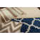 Ammundsen Geometric Navy/Beige Area Rug