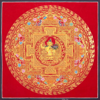 Manjushree Mandala (Brocadeless Thangka)