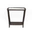 TABLE D'appoint TRENTON (EN ORIGINAL AVEC TABLETTE EN VERRE)
