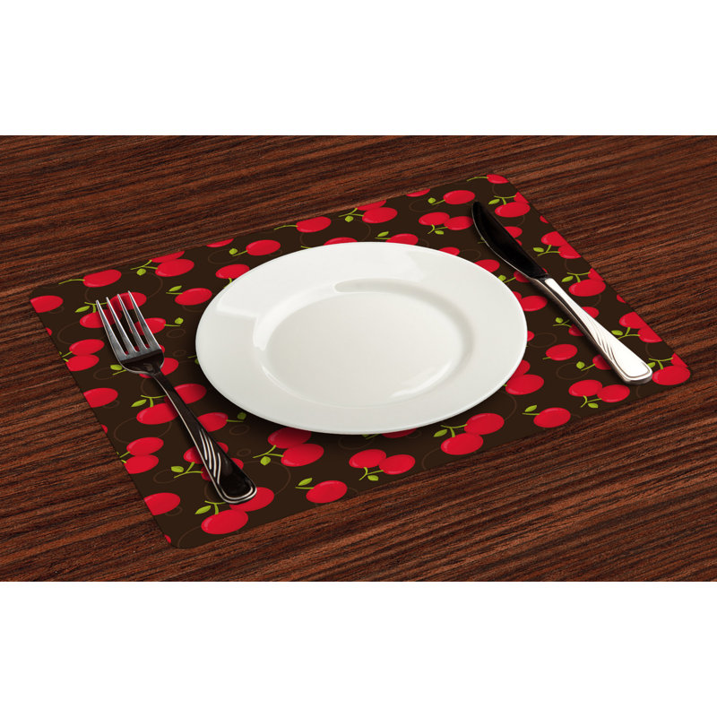Polyester Food & Drink Rectangle Placemat