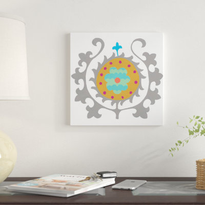 " Suzani Flower III " by Chariklia Zarris