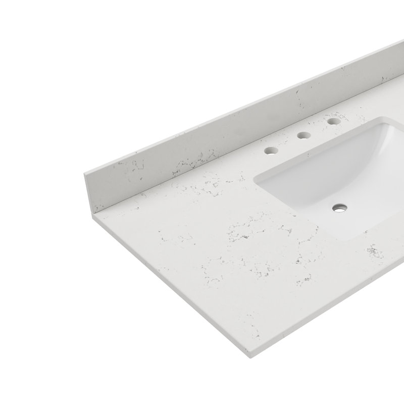 43 inch Aurora Quartz Vanity Top
