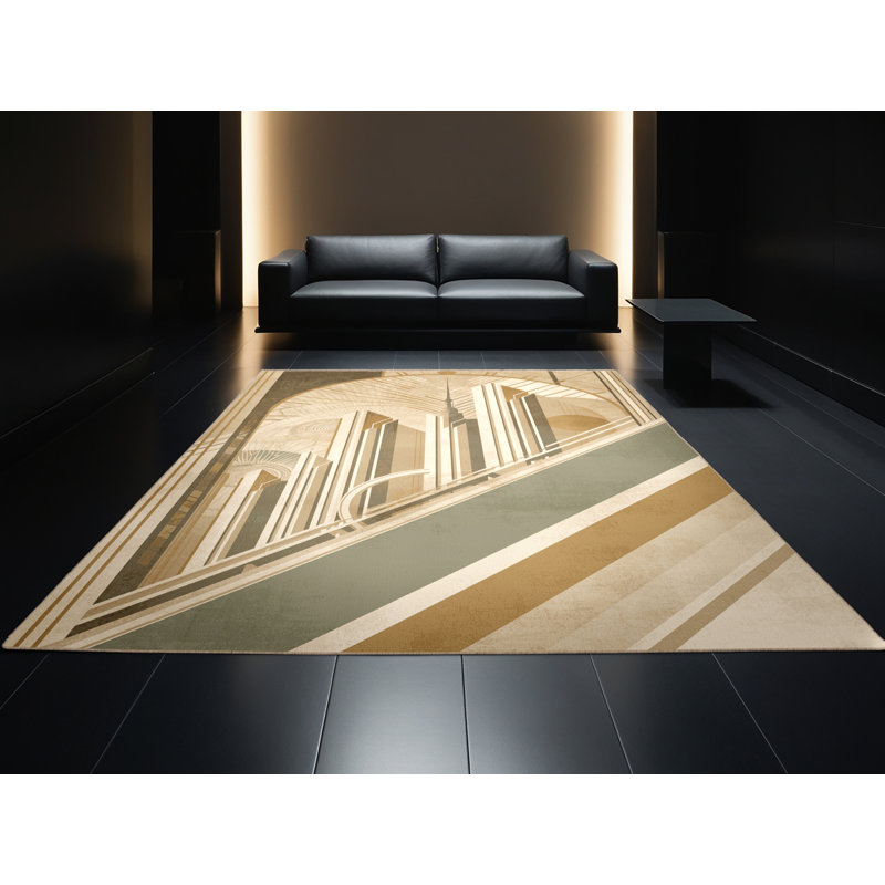 Tapis arc-en-ciel doux moelleux Vega, 5 x 8