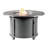 Aerne Round Propane Smokeless Fire Pit Table with Hidden Fuel Tank-1584685179