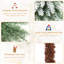 Arbre de Noël artificiel 60 'pin 60'