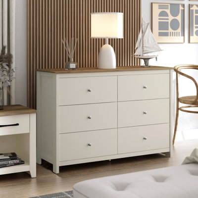 Isenbert 6 Drawer 47.2" W Standard Dresser