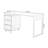 Walnut Rectangle Solid Wood Desks-276197751