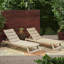Chaise longue en bois, ensemble de 2-91363608-91363609