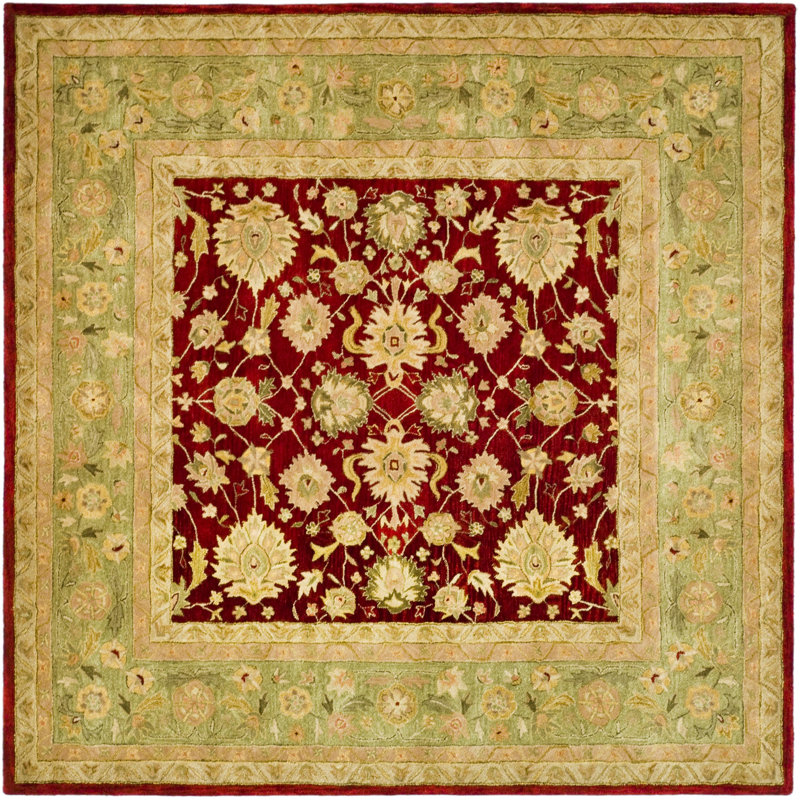 Coltun Hand Tufted Wool Oriental Rug, Square 6'