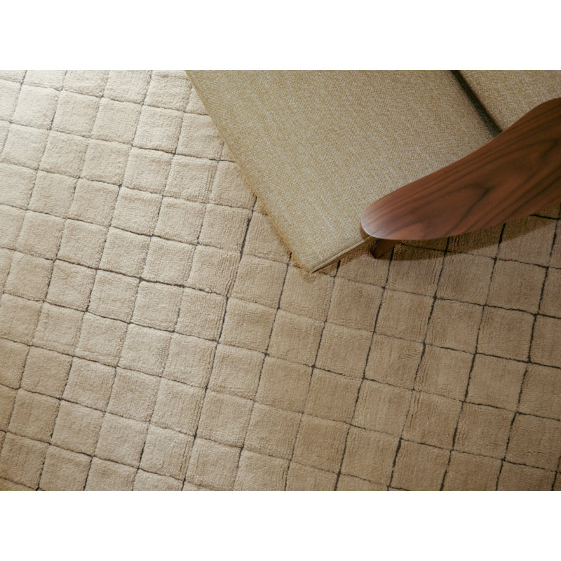 Mosaic Wool Geometric Indoor Rug, Rectangle 5'7" x 7'10"