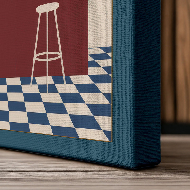 Print, 24x16 - 61.0 x 40.6 cm, Teal Border