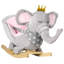 Chaise berçante pour bébé éléphant