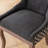 A&a furniture ultra side dining chairs | set of 2 | thickened fabric, solid wood legs | bronze nailhead-497689671-497689528