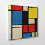 Lithograph by Piet Mondrian - Wrapped Canvas-19088803