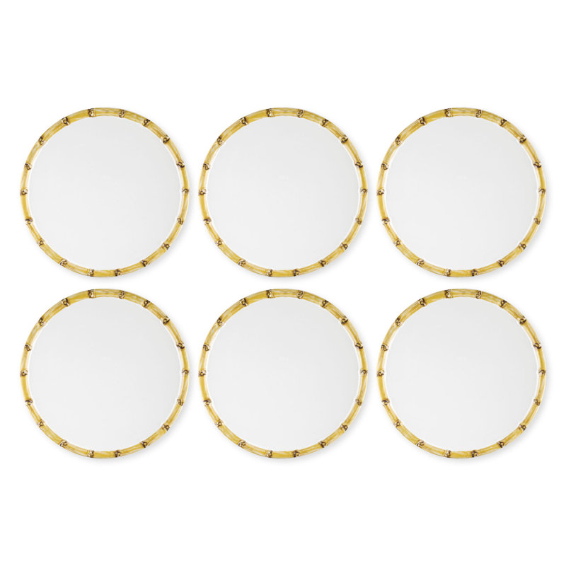 Bamboo, 12" Melamine Plate S6