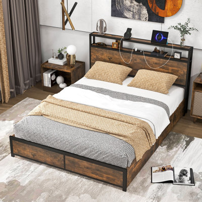 Strathearn Kingsize (5') Drawers Bed