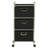  Shelving Unit With 3 Storage Boxes Steel And Non-Woven Fabric