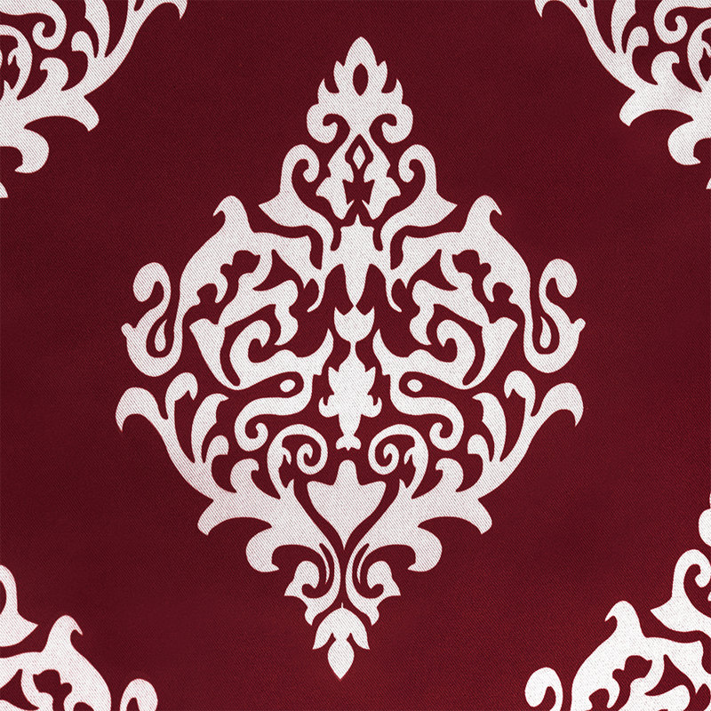 Emma-Anne Room Darkening Curtain Pair, 52"W x 84"L, Burgundy