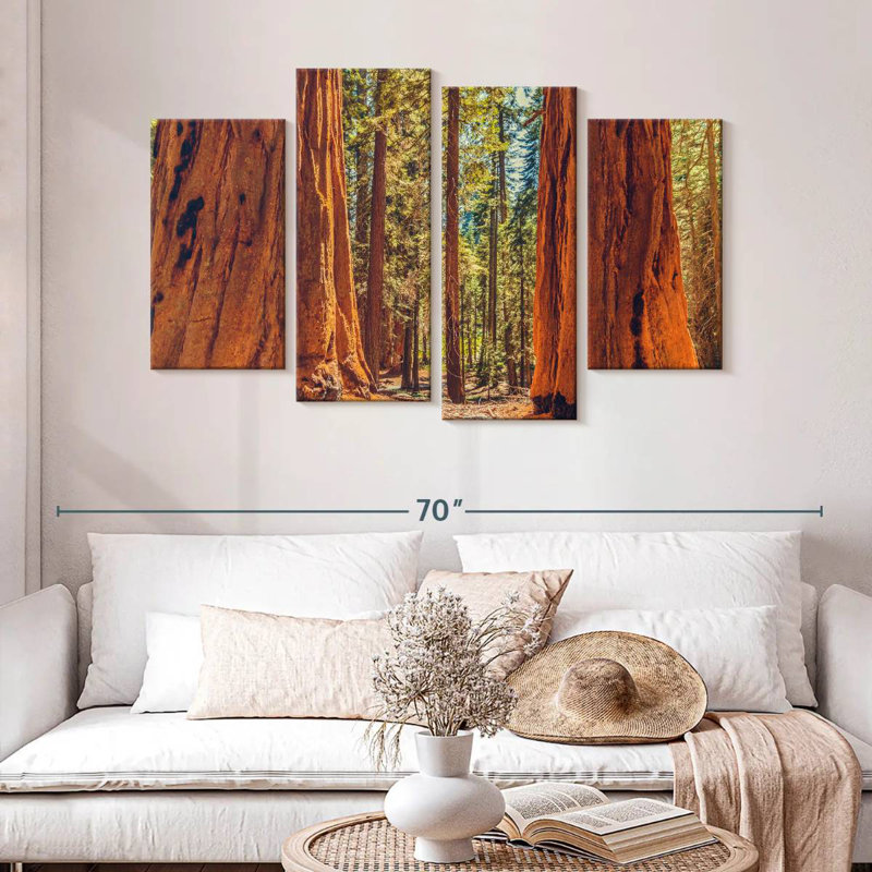 Harnek Dense Sequoia Tree Grove, 32" H x 52" W