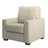 Beaulah Modern Fabric Upholstered Square Arm Living Room Chair-100652846