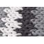 Chevron Patterned Soft Bath Mat Rug with Slip-Resistant Backing-471104445