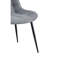 Chaise de salle à manger moderne en tissu avec motif de grille élégant-2101113872