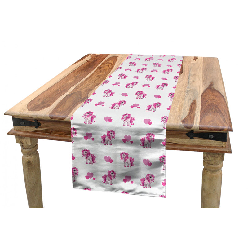 Chemin de table love, 72 po x 16 po