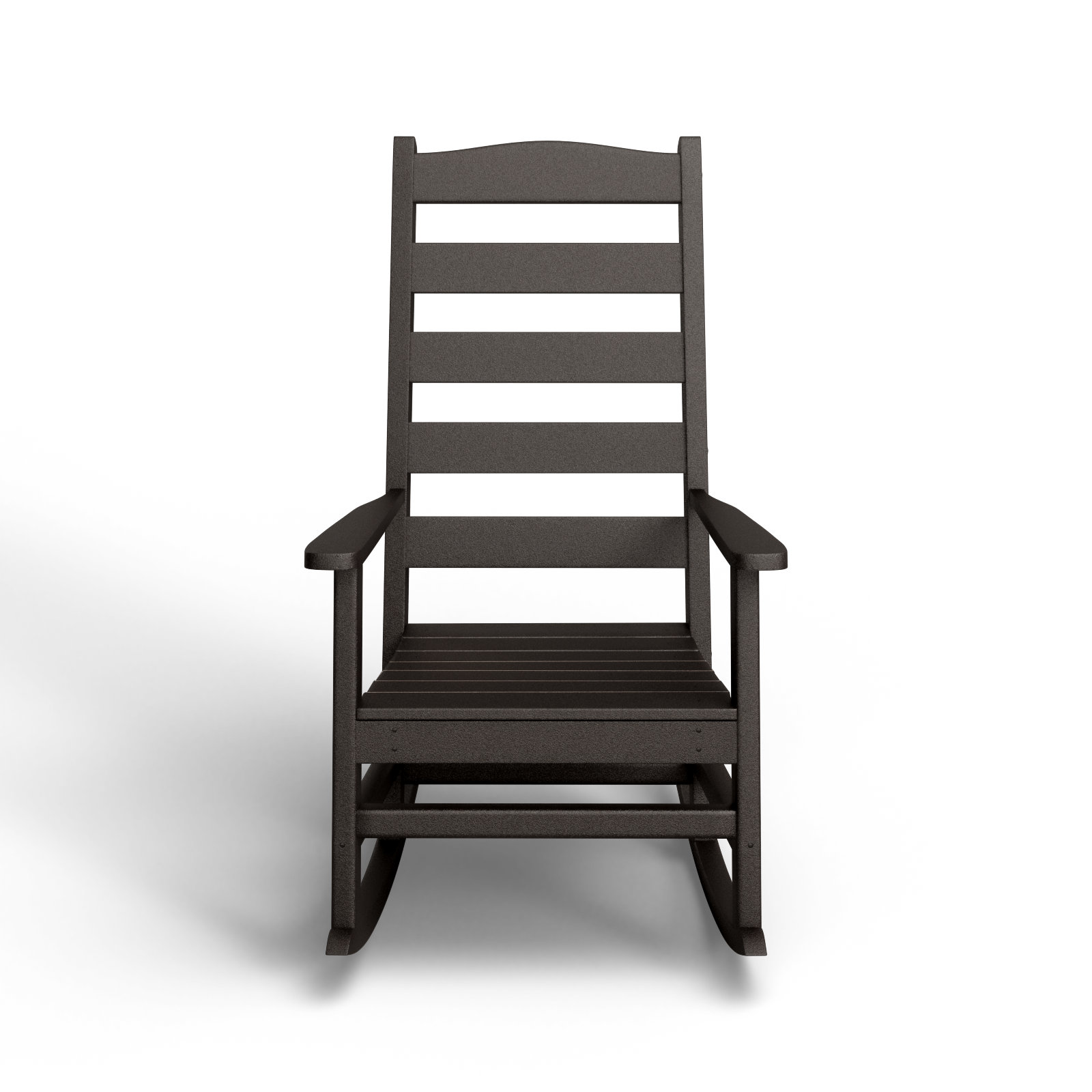 POLYWOOD® Rocker Patio Rocking Chair, Black